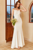 Simple Sirène Boho Robe de mariée