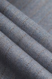 Ensemble De Costume 3 Pièces Simple À Revers Châle Gris Pour Hommes