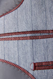 Gris 3 Pièces À Revers En Pointe Costumes Pour Hommes