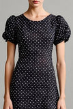 Robe Longue Noir Tulle Trapèze Ras De Cou