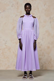 Robe Longue Violet Tulle Trapèze