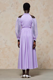 Robe Longue Violet Tulle Trapèze