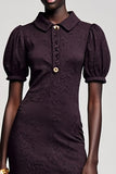 Robe Longue Noir Tulle Trapèze Avec Col