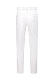 Blanc Plaid Double Boutonnage 2 Pièces Costumes De Bal Pour Hommes