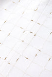 Blanc Plaid Double Boutonnage 2 Pièces Costumes De Bal Pour Hommes