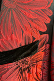 Paillettes Bourgogne Jacquard Châle Revers Costumes De Bal Pour Hommes