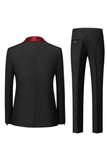 Costumes De Bal Pour Hommes 3 Pièces Bleu Royal Châle Revers
