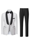 Costumes De Bal Pour Hommes 3 Pièces Bleu Royal Châle Revers