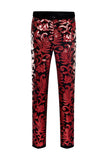 Royal Blue Sequins Costumes 2 pièces pour hommes