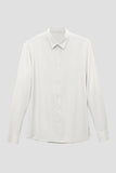 Chemise De Costume À Manches Longues Pour Hommes Blancs