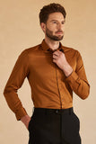 Chemise À Manches Longues Rose Costume Solide