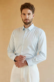 Chemise À Manches Longues Rose Costume Solide