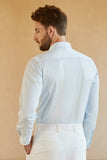 Chemise À Manches Longues Rose Costume Solide