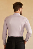 Chemise À Manches Longues Rose Costume Solide