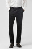 Bleu Foncé 3 Pièces À Revers En Pointe Jacquard Un Bouton Costumes De Bal Pour Hommes