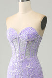 Robe de bal Corset bleu clair chérie sirène élégante avec appliques