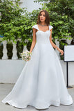 Robe Marquise/Princesse Amoureux Traîne Tribunal Satiné Robe de Mariée