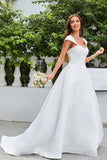 Robe Marquise/Princesse Amoureux Traîne Tribunal Satiné Robe de Mariée