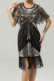 Sequin Glitter Cape des années 20