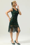 Robe à franges rétro à sequins 20