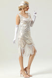 Robe à franges rétro à sequins 20