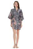 Imprimé gris Robes de mariée deux pièces
