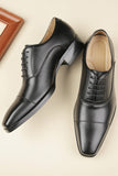 Chaussures formelles en cuir pour hommes noirs