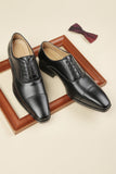Chaussures formelles en cuir pour hommes noirs