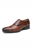 Chaussures formelles en cuir pour hommes noirs