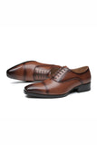 Chaussures formelles en cuir pour hommes noirs