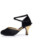 Chaussures pointues noires et rouges des années 20