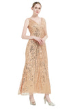 Sequin col V Midi 1920s Flapper Robe Flapper