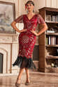 Robe Gatsby Années 1920 Pour Fille - Paillettes, Franges, Style Flapper - Danse Latine Et Soirée - 3