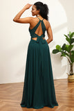 Robe de demoiselle d’honneur sans manches Pine Halter