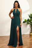 Robe de demoiselle d’honneur sans manches Pine Halter