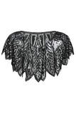 Sequin Glitter Cape des années 20