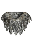 Sequin Glitter Cape des années 20