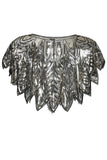 Sequin Glitter Cape des années 20