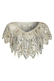 Sequin Glitter Cape des années 20