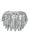 Sequin Glitter Cape des années 20