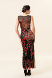 Gaine Col rond Vert foncé Amour Coeur Perlé Robe formelle