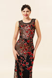 Gaine Col rond Vert foncé Amour Coeur Perlé Robe formelle