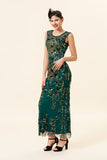 Gaine Col rond Vert foncé Amour Coeur Perlé Robe formelle