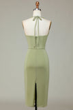 Robe de demoiselle d’honneur Licou Sauge poussiéreuse