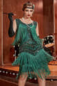 Robe Gatsby Années 1920 Pour Fille - Paillettes, Franges, Style Flapper - Danse Latine Et Soirée - 1