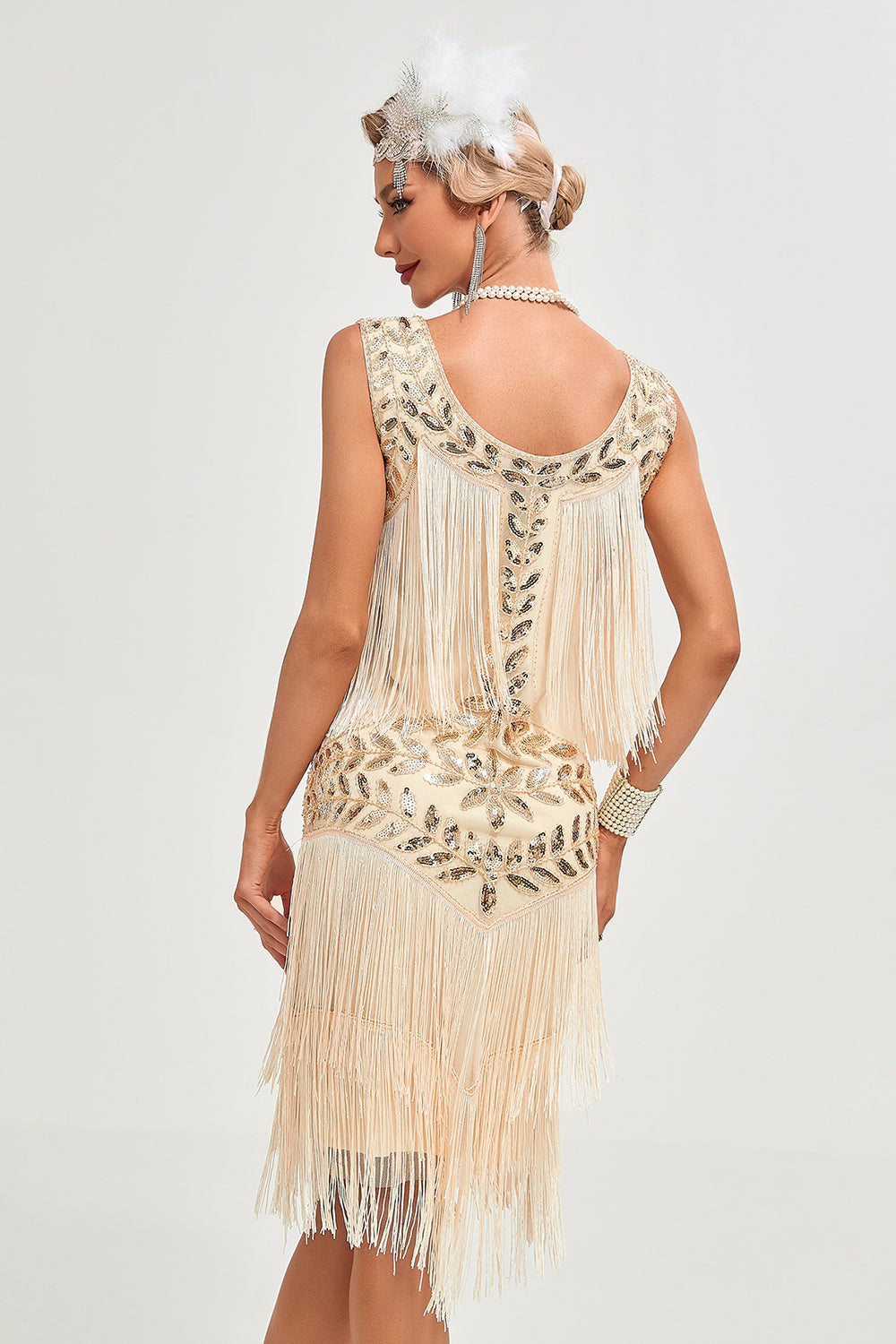 Robe Fête Thème Années Folles Robe Gatsby Années 1920 ECDAHICC - Robe à Paillettes Sans Manches Pour Soirée Cocktail Robe Soirée Années 20 Robe Fête Thème Années Folles Robe Gatsby Années 1920 ECDAHICC - Robe à Paillettes Sans Manches Pour Soirée Cocktail Robe Soirée Années 20