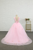 Rose Longueur de Sol Fleur Fille Robe