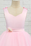 Rose Longueur de Sol Fleur Fille Robe