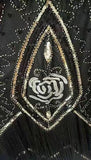 Paillettes Ivoire Paillettes Frange Des années 20 Robe