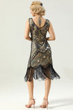 Robe Golden Fringe des années 20
